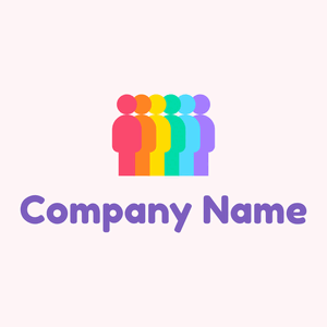 People logo on a Lavender Blush background - Encontros & Relacionamentos