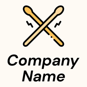 Sticks logo on a Floral White background - Arte & Intrattenimento