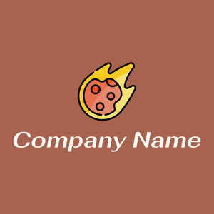 Meteorite logo on a Sante Fe background - Abstrait
