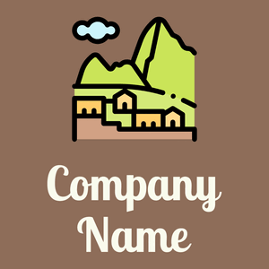 Machu picchu logo on a Beaver background - Reizen & Hotel