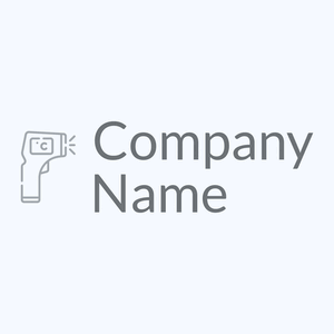 Thermometer logo on a Alice Blue background - Médicale & Pharmaceutique