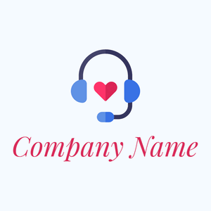 Support logo on a Blue background - Handel & Beratung