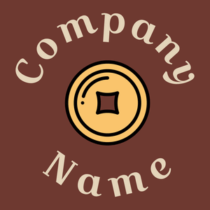 Coin logo on a Kenyan Copper background - Negócios & Consultoria