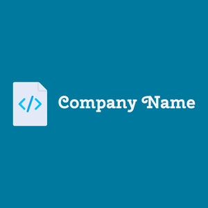 Programmer logo on a Cerulean background - Empresa & Consultantes