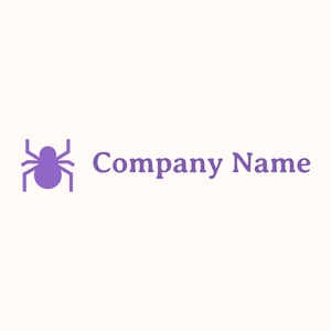 Spider logo on a Seashell background - Tiere & Haustiere