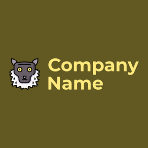 Black and white ruffed lemur logo on a Dark Brown background - Voyage & Hotel