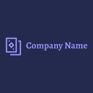 Poker cards logo on a purple background - Juegos & Entretenimiento