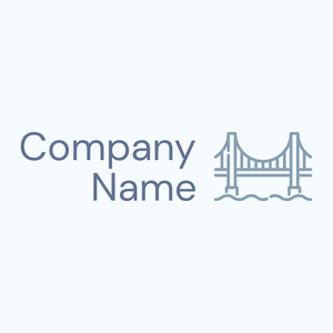 Golden gate bridge on a Alice Blue background - Architectuur