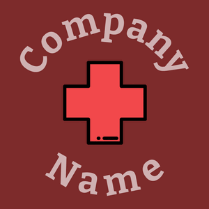 Red cross logo on a Lusty background - Seguridad