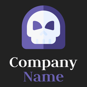 Skull logo on a Nero background - Religiosidade