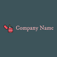 Lighter logo on a Casal background - Abstracto