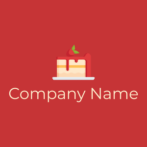 Piece of cake logo on a Mahogany background - Meio ambiente