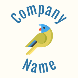 Lorikeet on a Floral White background - Viagens & Hotel