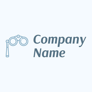 Glasses logo on a Alice Blue background - Arte & Intrattenimento