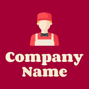 Waiter on a Carmine background - Eten & Drinken