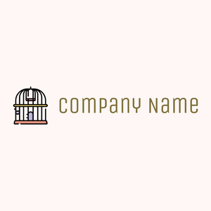 Bird cage on a Snow background - Tiere & Haustiere