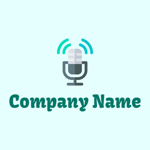 Podcast logo on a Light Cyan background - Communications