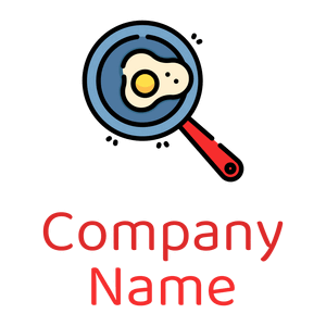 Frying pan logo on a White background - Agricultura