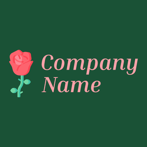 Rose logo on a County Green background - Citas