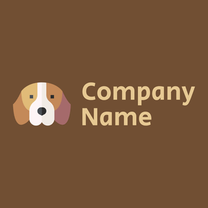Beagle on a Shingle Fawn background - Animales & Animales de compañía