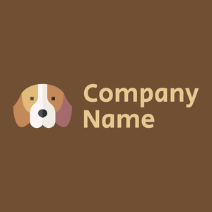 Beagle on a Shingle Fawn background - Dieren/huisdieren