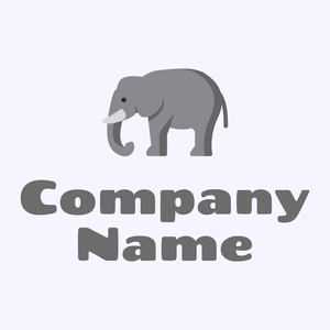 Elephant on a Ghost White background - Animaux & Animaux de compagnie