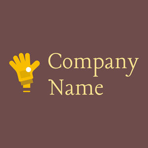 Golden glove logo on a Buccaneer background - Nettoyage & Entretien