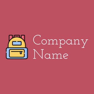 School bag logo on a Blush background - Arquitetura