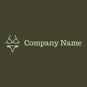 Bikini on a Green Kelp background - Moda & Belleza