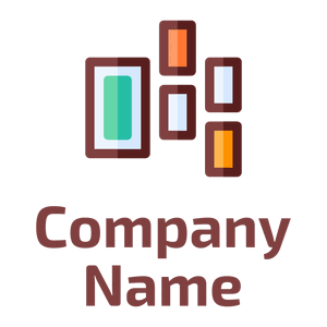 Frame logo on a White background - Muebles de casa