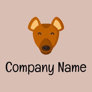 Hyena logo on a Wafer background - Tiere & Haustiere