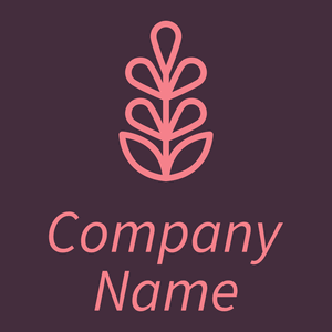 Lavender logo on a Barossa background - Blumen