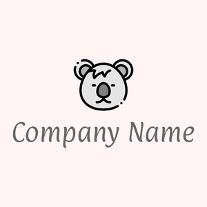 Koala logo on a Snow background - Animales & Animales de compañía