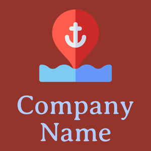 Location logo on a Guardsman Red background - Autos & Fahrzeuge