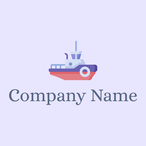 Blue Marguerite Boat on a Ghost White background - Automóveis & Veículos