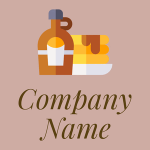 Maple syrup logo on a Clam Shell background - Essen & Trinken