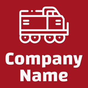 Locomotive logo on a Fire Brick background - Auto & Voertuig