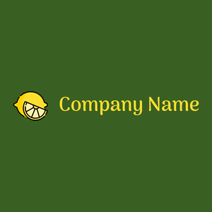 Lemon logo on a Army green background - Eten & Drinken