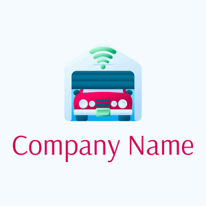 Wifi Garage on a Alice Blue background - Auto & Voertuig