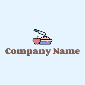 Apple pie on a Alice Blue background - Alimentos & Bebidas