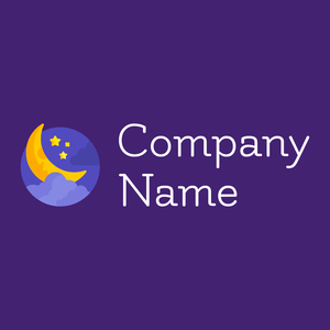 Moon logo on a Christalle background - Abstracto