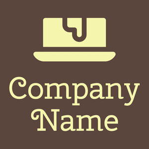Butter logo on a brown background - Agricultura