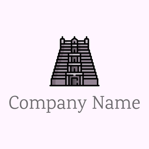 Sri ranganathasvamy logo on a Lavender Blush background - Abstrait