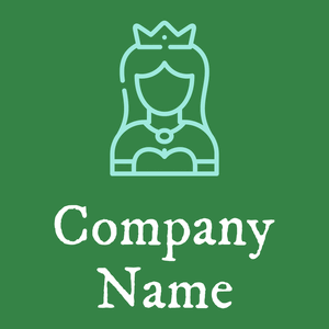 Princess logo on a Amazon background - Abstrait