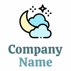 Clouds logo on a White background - Abstracto