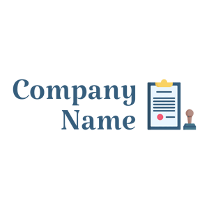 Stamp logo on a White background - Zakelijk & Consulting