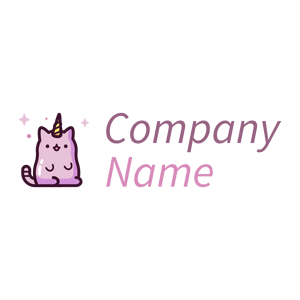 Cat logo on a White background - Abstrato