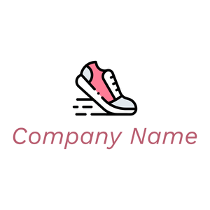 Shoes logo on a White background - Sports