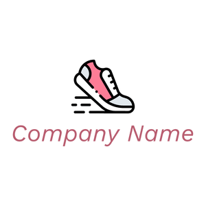 Shoes logo on a White background - Esportes