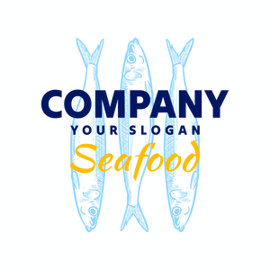 anchovy fish logo - Tiere & Haustiere